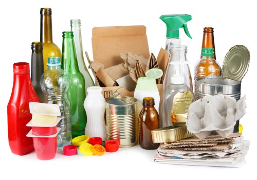 Professional team conducting garage clearance